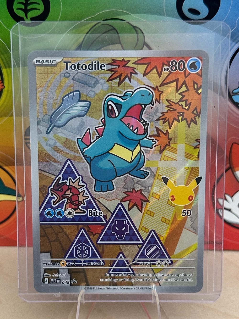 Pokémon TCG Totodile - 048 - ME: Mega Evolution Promo (MEP) Mint/NM - Picture 5 of 5